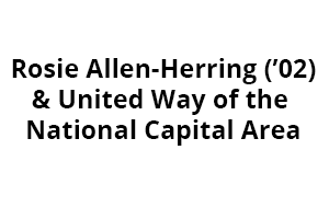 Rosie Allen-Herring ('02) & United Way of the National Capital Area