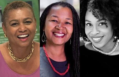 Tamara Lucas-Copeland ('04), Author, Daughters of the Dream, Tonia Wellons ('20) President and CEO, Greater Washington Community Foundation and Koube Ngaaje ('20), Executive Director, District Alliance for Safe Housing