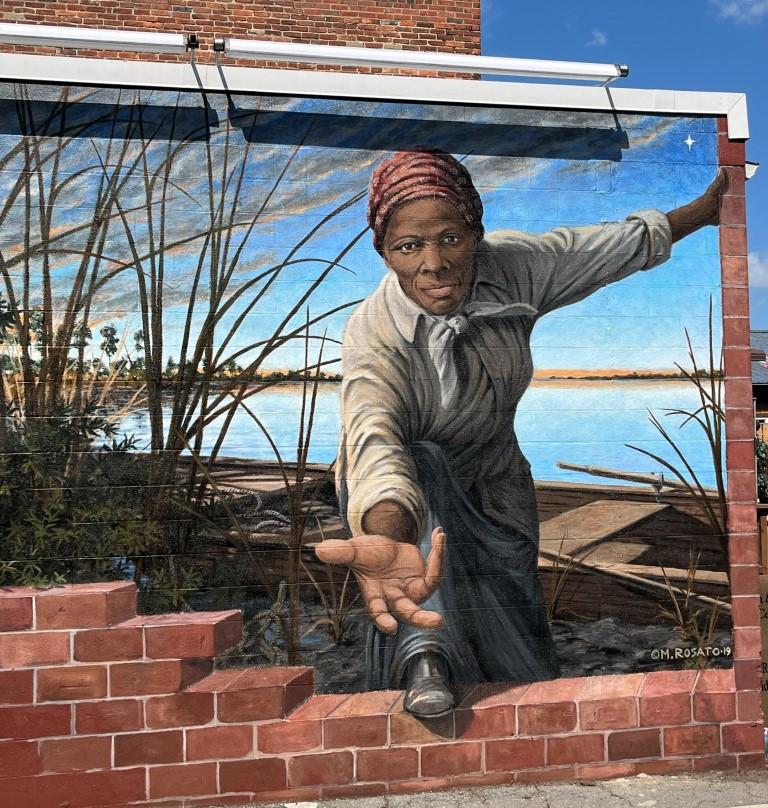 Race Street Harriet Tubman Mural by Michael Rosato