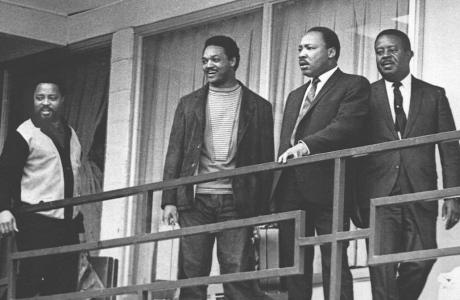 Martin Luther King Jr. and his cohorts